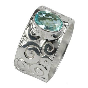 Topas Ring Curly