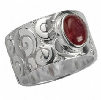 Turmalin Ring Curly